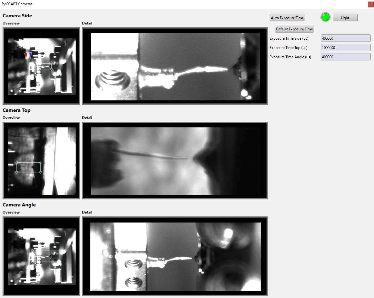 Cameras GUI