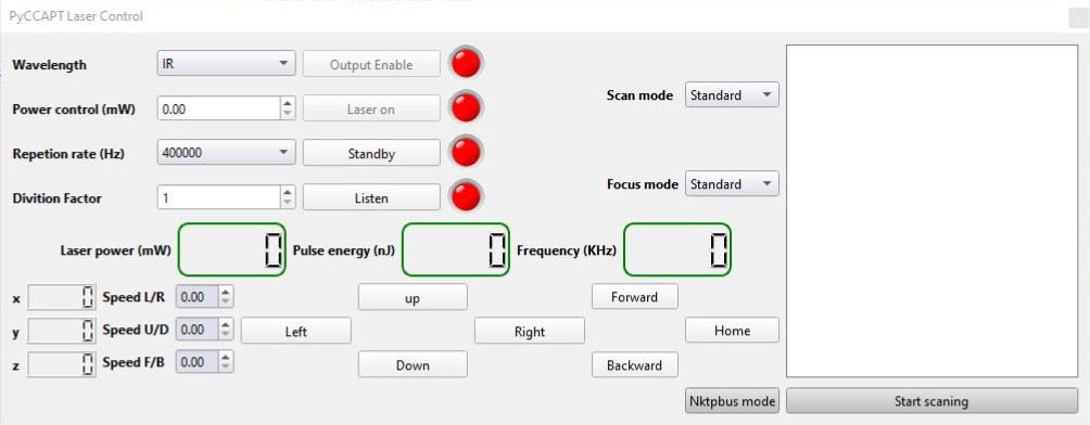Laser GUI