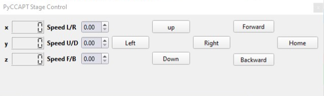 Stage GUI
